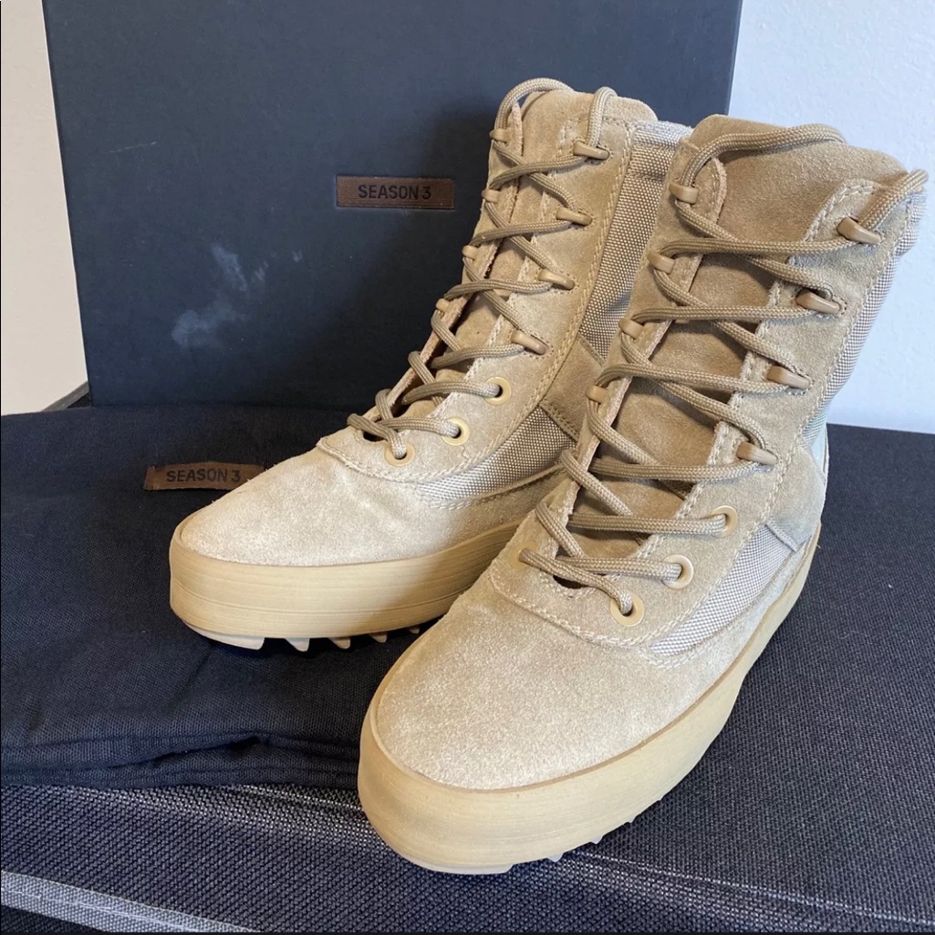 Yeezy Season 3 Boot Women 36 Rock Nylon Suede Kanye 100% Authentic !!!